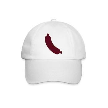 Wurst - Baseballkappe - Weiß/Weiß - Vorne