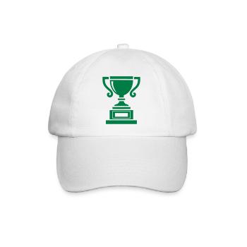 pokal - Baseballkappe - Weiß/Weiß - Vorne