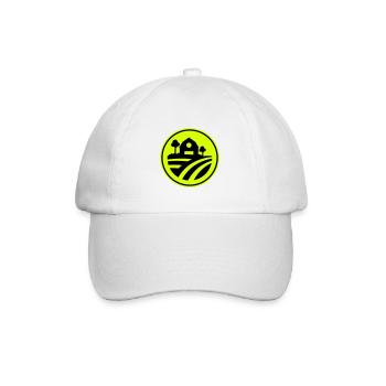 Farm Ernte icon - Baseballkappe - Weiß/Weiß - Vorne