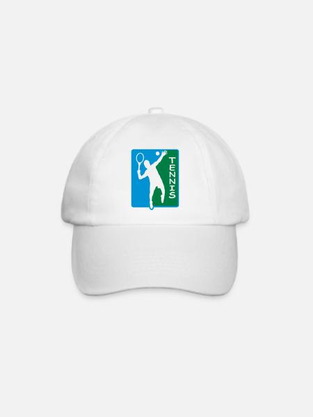 Tennis - Baseballkappe - Weiß/Weiß