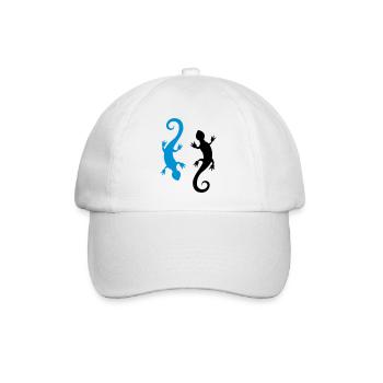 salamander_2 - Baseballkappe - Weiß/Weiß - Vorne