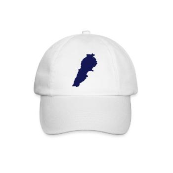 Libanon - Baseballkappe - Weiß/Weiß - Vorne