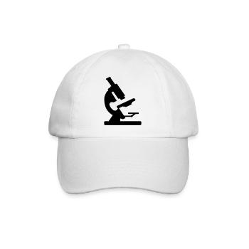 Mikroskop - Baseballkappe - Weiß/Weiß - Vorne
