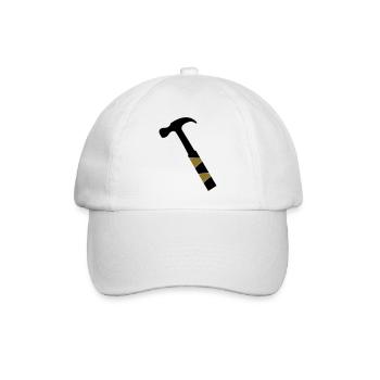 Hammer - Baseballkappe - Weiß/Weiß - Vorne
