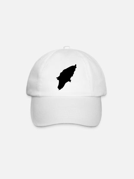 Rhodos - Baseballkappe - Weiß/Weiß