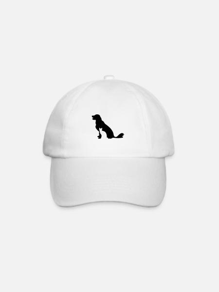 Hund und Katze - Baseballkappe - Weiß/Weiß