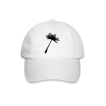 Pusteblume nur Korn - Baseballkappe - Weiß/Weiß - Vorne