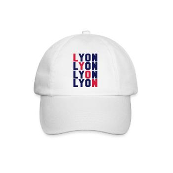 Lyon Gitter - Baseballkappe - Weiß/Weiß - Vorne