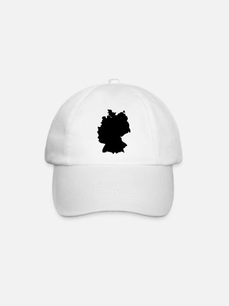 Germany - Baseballkappe - Weiß/Weiß