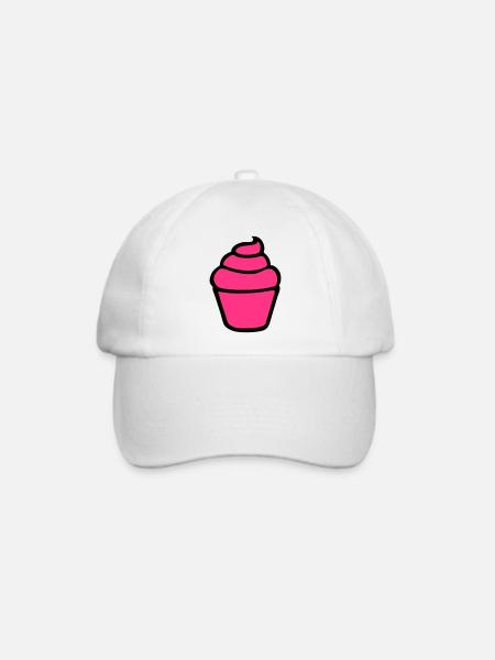 cupcake - Baseballkappe - Weiß/Weiß