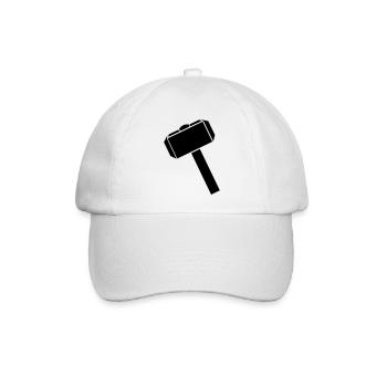Hammer - Baseballkappe - Weiß/Weiß - Vorne