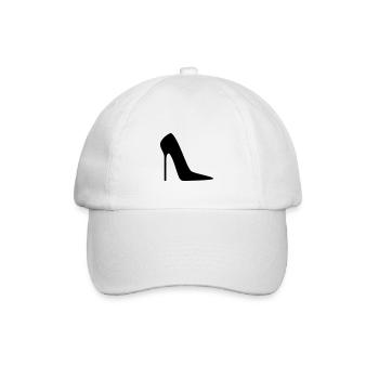 Stiletto High Heels Pumps Geschenkidee für Frauen - Baseballkappe - Weiß/Weiß - Vorne
