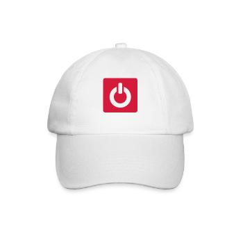 Power - Baseballkappe - Weiß/Weiß - Vorne