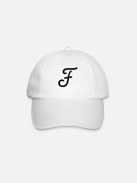 f - Baseballkappe - Weiß/Weiß