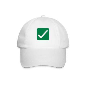 Haken - Baseballkappe - Weiß/Weiß - Vorne