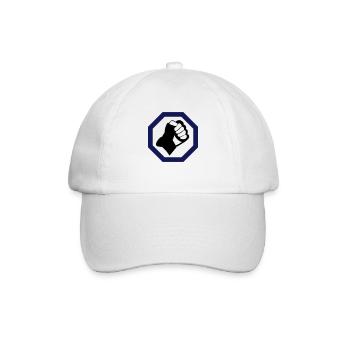 mma handschuh - Baseballkappe - Weiß/Weiß - Vorne