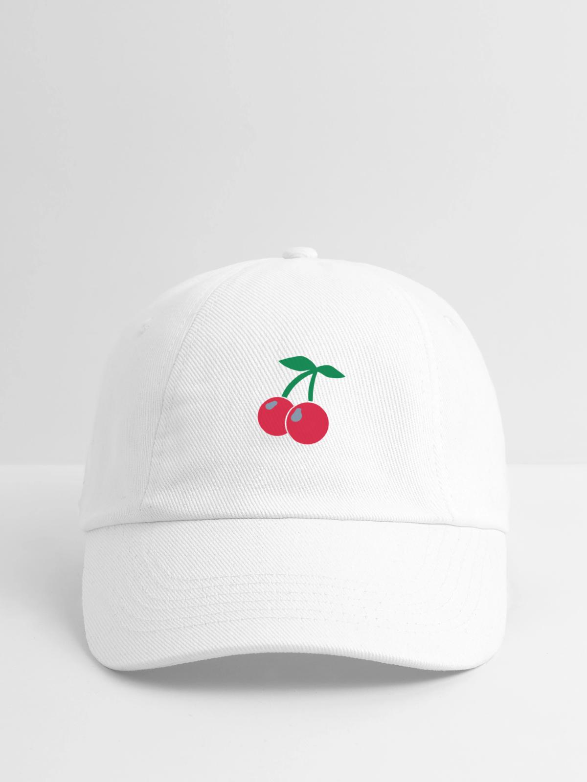 Kirchen/cherries - Baseballkappe - Weiß/Weiß - Vorne