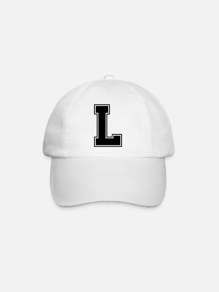 l_symbol - Baseballkappe - Weiß/Weiß