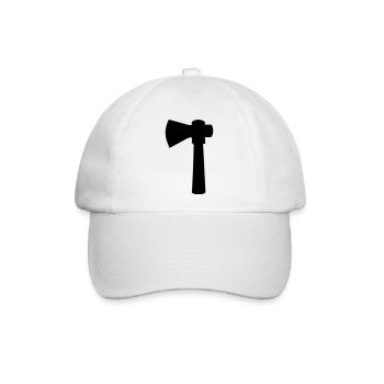 Axt - Baseballkappe - Weiß/Weiß - Vorne