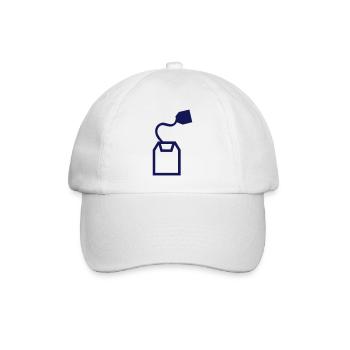 Tee - Baseballkappe - Weiß/Weiß - Vorne