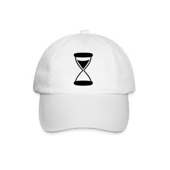 Stundenglas - Baseballkappe - Weiß/Weiß - Vorne