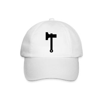 Axt - Baseballkappe - Weiß/Weiß - Vorne