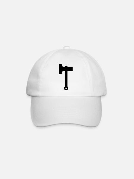Axt - Baseballkappe - Weiß/Weiß