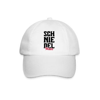 schniedelwutz penis lustig - Baseballkappe - Weiß/Weiß - Vorne