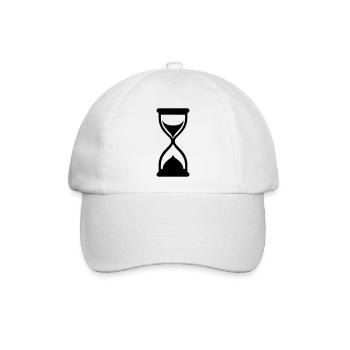 Stundenglas - Baseballkappe - Weiß/Weiß - Vorne