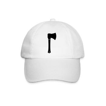 Axt - Baseballkappe - Weiß/Weiß - Vorne