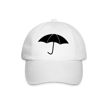 regenschirm - Baseballkappe - Weiß/Weiß - Vorne