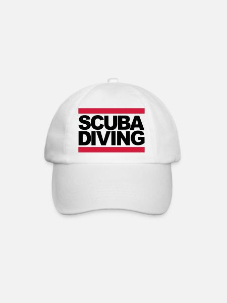 Scuba Diving - Baseballkappe - Weiß/Weiß