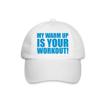 Workout - Baseballkappe - Weiß/Weiß - Vorne