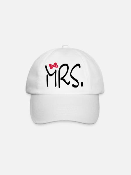 mrs - Baseballkappe - Weiß/Weiß