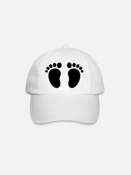 BABYFUSS - Baseballkappe - Weiß/Weiß