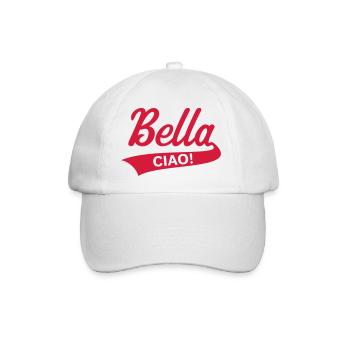 Bella – Ciao! (Italien / Abschiedsfeier) - Baseballkappe - Weiß/Weiß - Vorne
