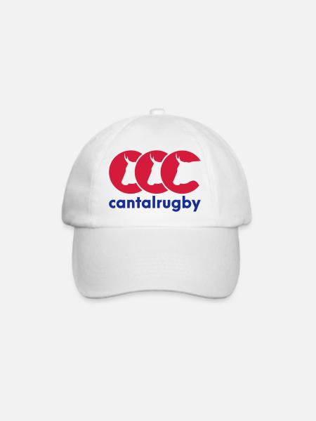 TS Cantalrugby 1 - Baseballkappe - Weiß/Weiß