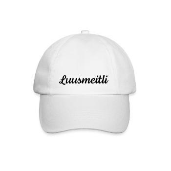 Luusmeitli | Schweizerdeutsch Kind Mädchen Teenie - Baseballkappe - Weiß/Weiß - Vorne