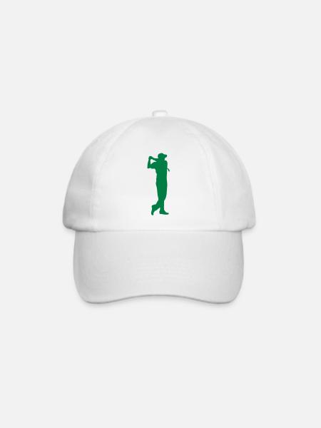 Golfschwung Spieler Spieler 210 - Baseballkappe - Weiß/Weiß