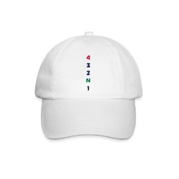 4 Gänge Gears long 3 colors - Baseballkappe - Weiß/Weiß - Vorne