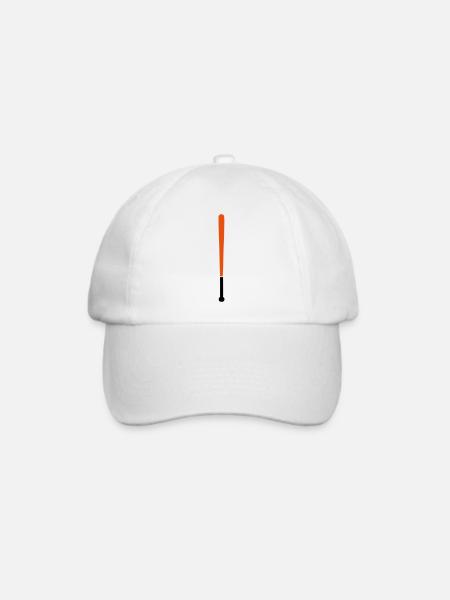 Baseballschläger - Baseballkappe - Weiß/Weiß