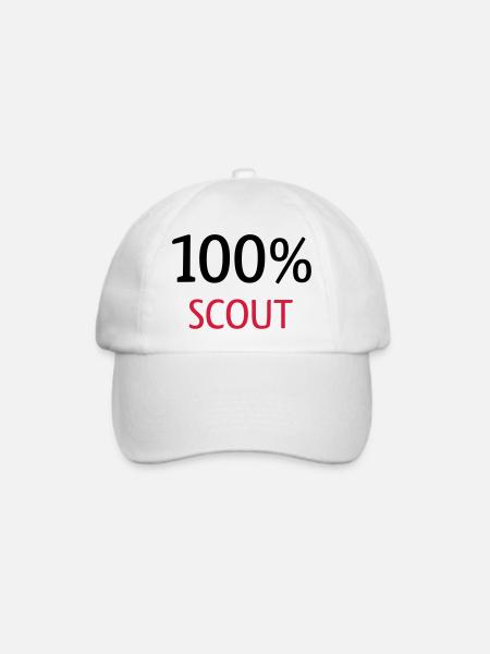 100% Scout - Baseballkappe - Weiß/Weiß