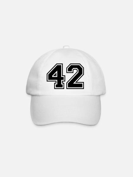 42 - Baseballkappe - Weiß/Weiß