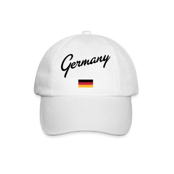 Germany - Baseballkappe - Weiß/Weiß - Vorne