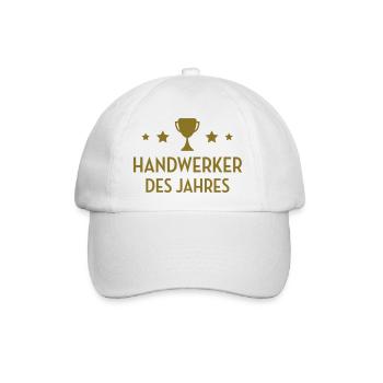 Handwerker Handwerkerin Handwerk Kunsthandwerk - Baseballkappe - Weiß/Weiß - Vorne
