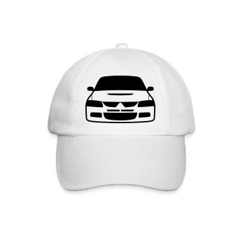 JDM Evo8 | T-shirts JDM - Baseballkappe - Weiß/Weiß - Vorne