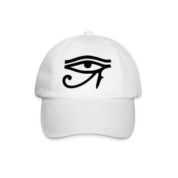 Auges des Horus - Baseballkappe - Weiß/Weiß - Vorne