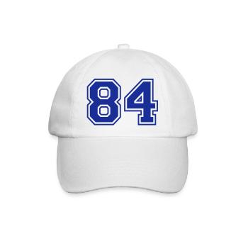 84 - Baseballkappe - Weiß/Weiß - Vorne