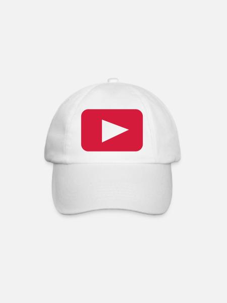 Play - Baseballkappe - Weiß/Weiß