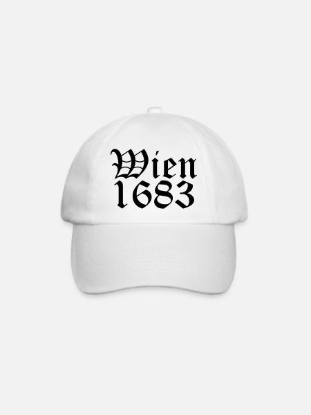 Wien 1683 - Baseballkappe - Weiß/Weiß